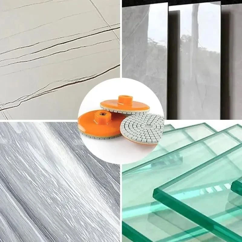 80mm Ceramic Tile Polishing Disc for Angle Grinder Stone Marble Edge Grinding - Image 3 of 4