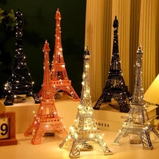 6 Pcs Eiffel Tower Statue 15 Inch Metal Eiffel Tower Model Figurine Paris The...