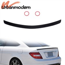 HECKSPOILER F&Uuml;R MERCEDES C W204 LIMO No ABE GLANZ SCHWARZ LACKIERT HECKFL&Uuml;GEL