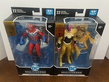 DC Multiverse JSA Gold Label Collection COMMANDER STEEL   SINESTRO   Mcfarlane