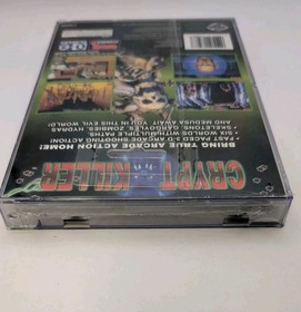 FACTORY SEALED Crypt Killer (Sega Saturn, 1997) New Rare 