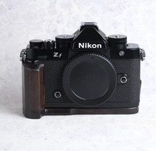 Handmade Ebony Wood L Handle Grip Hand Grip Wooden Plate For Nikon ZF Camera