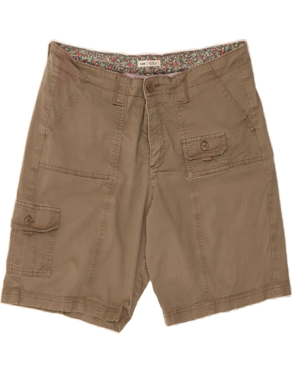 Short Cargo Lee Femme – Taille 16, Coupe Relax, Denim Gris, état Très Bon
