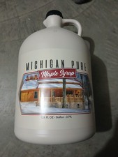 Michigan Pure Maple Syrup Certified Organic Non-GMO 128 fl oz Gallon
