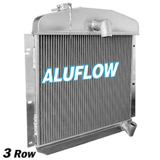 Radiator 3 Row Aluminum For 1947 1948 1949 Plymouth Chrysler Deluxe Sedan Coupe