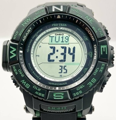 CASIO PROTREK PRW-S3500 Solar Watch with Minor Case Scratches