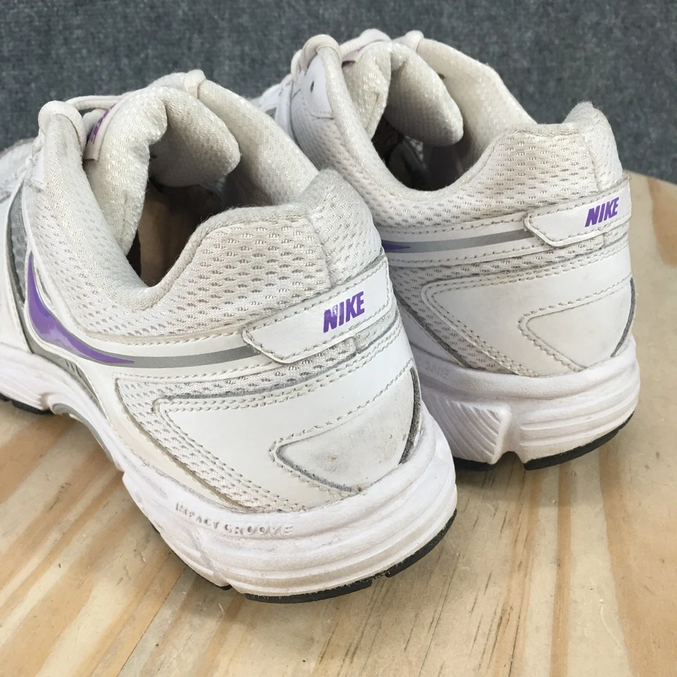 Nike Zapatos Mujer 11 Dart 9 Blanco Malla Tenis para Correr 443863-111 Con Cordones Foto 3 de 4