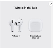 NEW SEALED AirPod 4 with USB-C Charging Case 4th generation Noise Cancelation