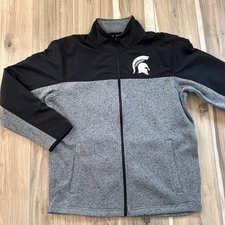 Michigan State Spartans MSU Captivating Apparel Performance Jacket Men's L