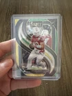 2024 Panini Select - Premier Level Drake Maye #113 Green & Yellow Shock Prizm