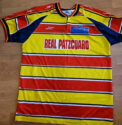 VINTAGE Mens NAROO SPORTS SOCCER  JERSEY #23  SIZE 44 REAL PATZCUARO
