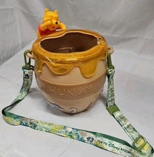 Tokyo Disney Resort Disneyland limited Winnie the Pooh Popcorn Bucket **NO Lid**