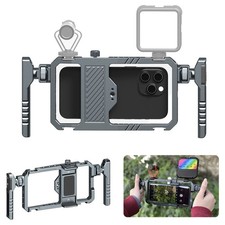 Universal Phone Cage,Video Rig Kit with Handles for iPhone 17 16 15 for Samsung