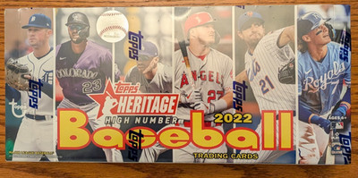 2022 Topps Heritage High Number Baseball cards 24 packs! Factory sealed! BNIB