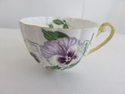 Vintage Shelley Pansy #13823 Bone China Teacup and Saucer England — photo 5