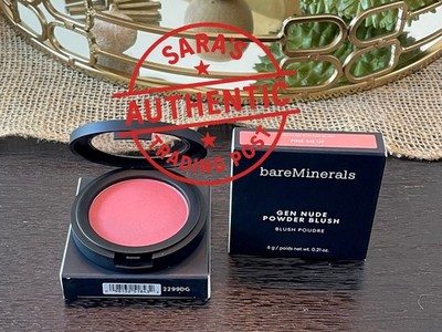 1 bareMinerals Gen Nude Powder Blush PINK ME UP  0.21 oz/6g New In Box + 