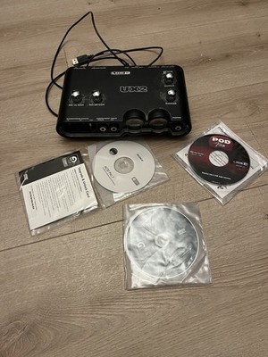 Line 6 Pod UX2 Digital Audio Interface - mit Kabeln & Software Discs