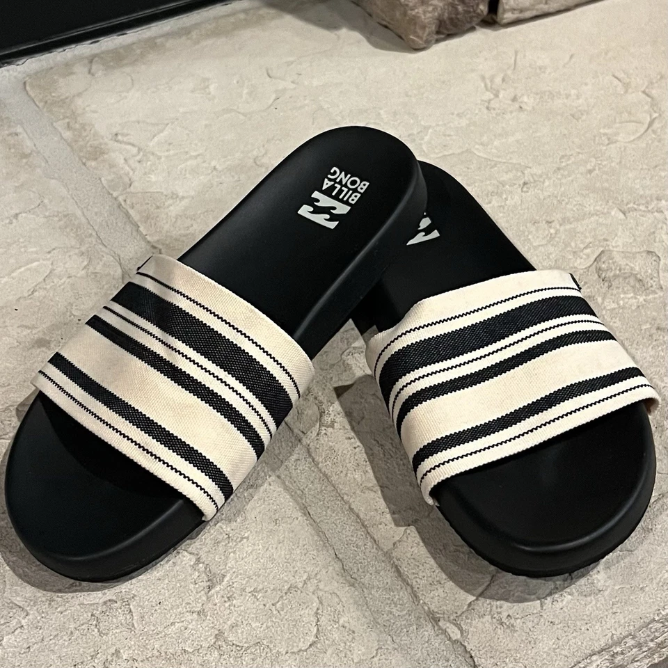 Sandalia BILLABONG SURF RETREAT para mujer a rayas negras/blancas - TALLA 8 8 Foto 2 de 4