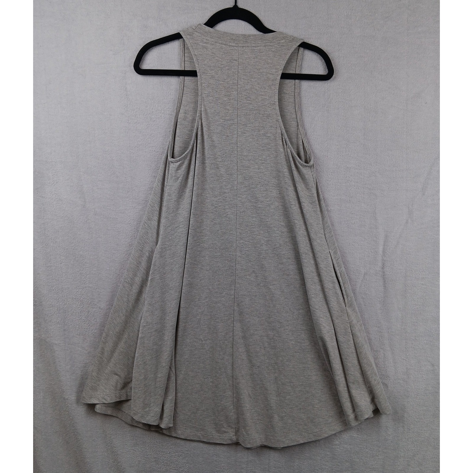 Wishlist Gray Racerback Swing Dress Tunic Tank Top Casual Women's M