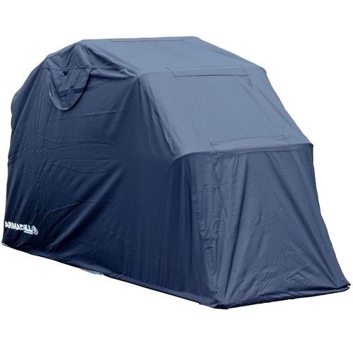 Armadillo Waterproof Motorcycle Shelter Scooter Quad Cover Garage Shed Medium - 第 1/12 張圖片