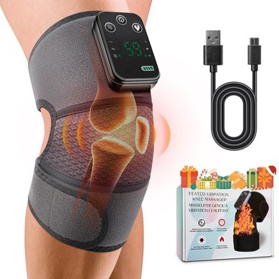 Cordless Massager Pad 3 Level Heat & Vibration for Knee Shoulder Elbow for  Pain