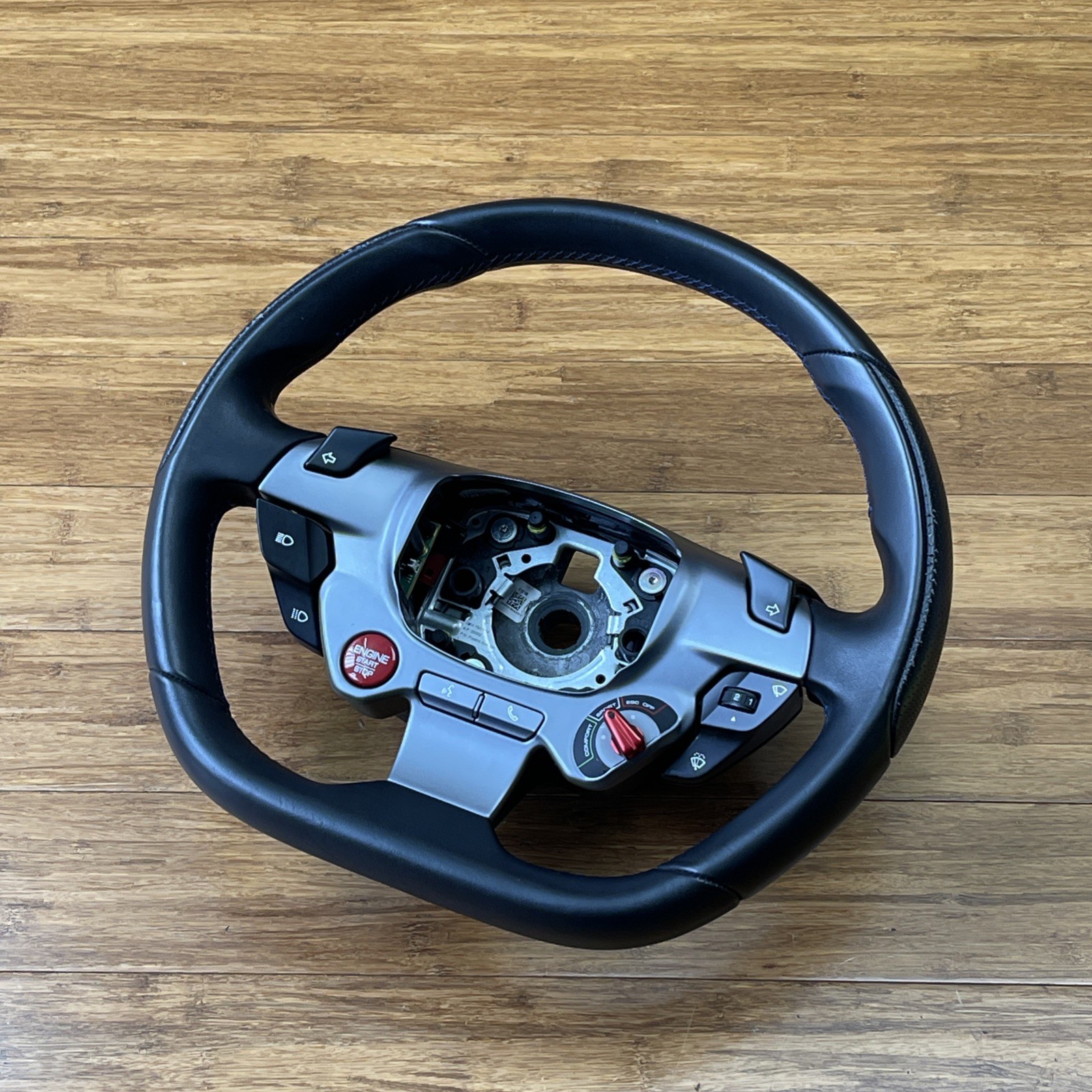 2018-2020 Ferrari Portofino F164 Steering Wheel Black and Blue Leather OEM