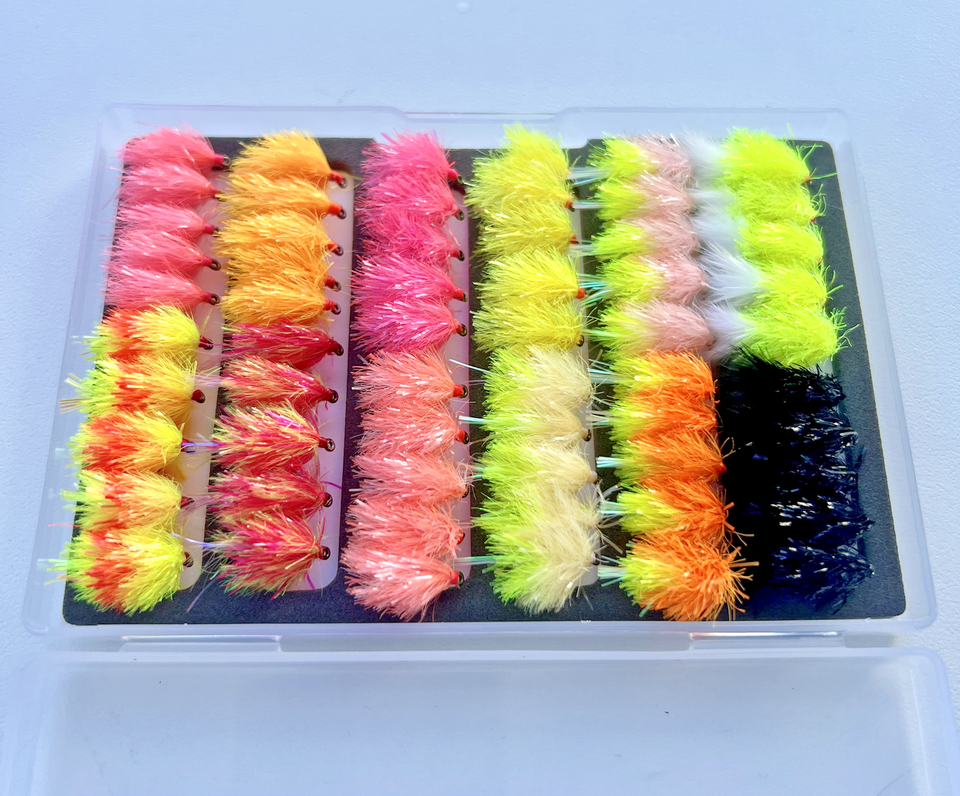 eliteflies 60 Competition Nymph Box Barbless Reservoir fly