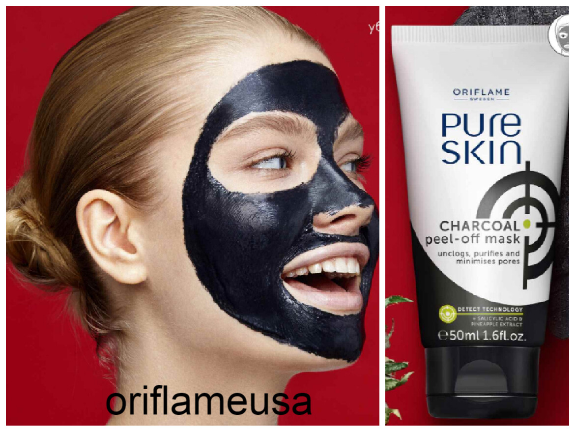 oriflame charcoal face wash
