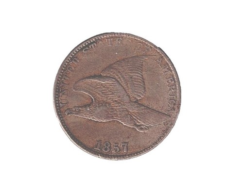 1857 Flying Eagle Cent Penny VF E114 ZIXMT | eBay