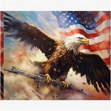 Eagle's Flight DIY Paint by Numbers - Creative Painting Kits for Kids Adults