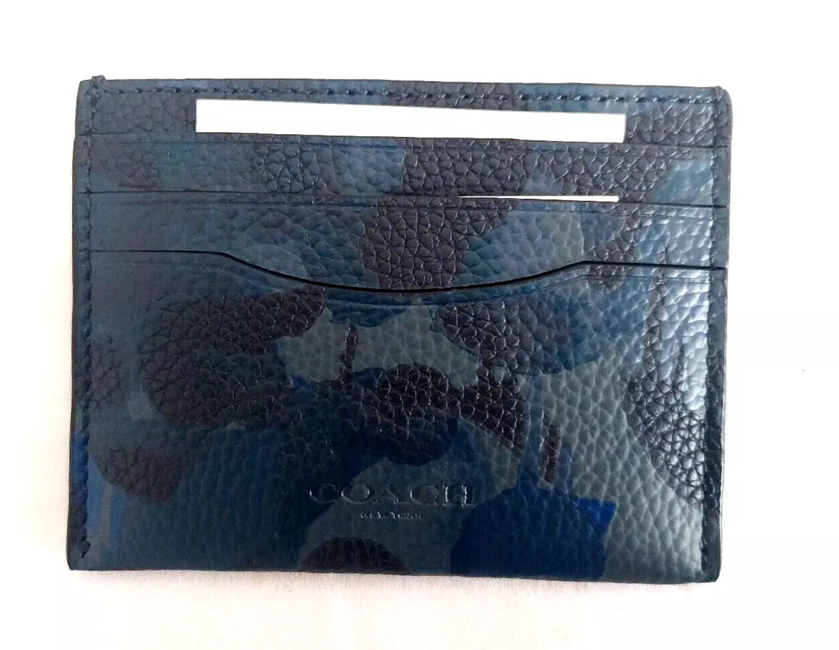 coach card holder men