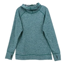EASTERN MOUNTAIN SPORTS Sweatshirt Womens TECHWICK Hoodie Pullover Green XL