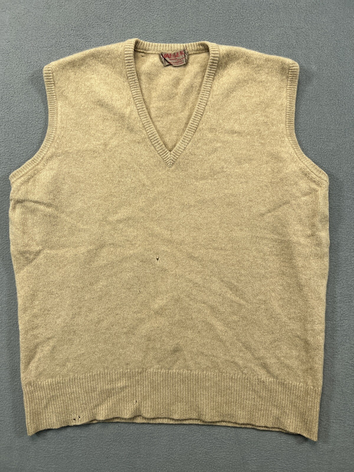 JAEGER VTG Cashmere Sweater Vest Top 