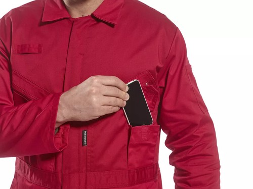 PORTWEST C813 Liverpool Zip Coverall – Mechanic Workwear Boiler Suit Overall UK - Picture 6 of 20