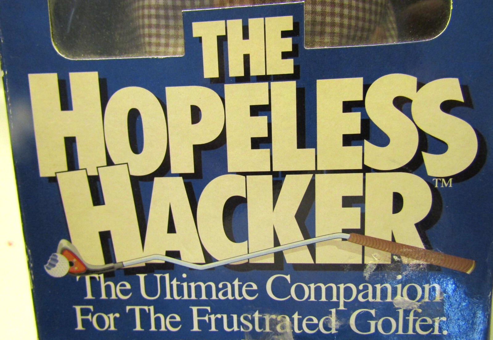 The Hopeless Hacker Frustrated Golfer Talking Plush - Tested and he WORKS!!