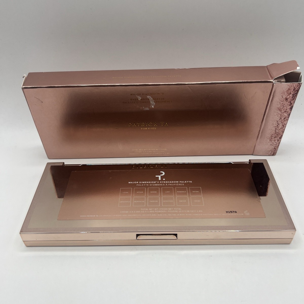 Patrick Ta Major Dimension II Rose Eyeshadow Eye Palette | eBay