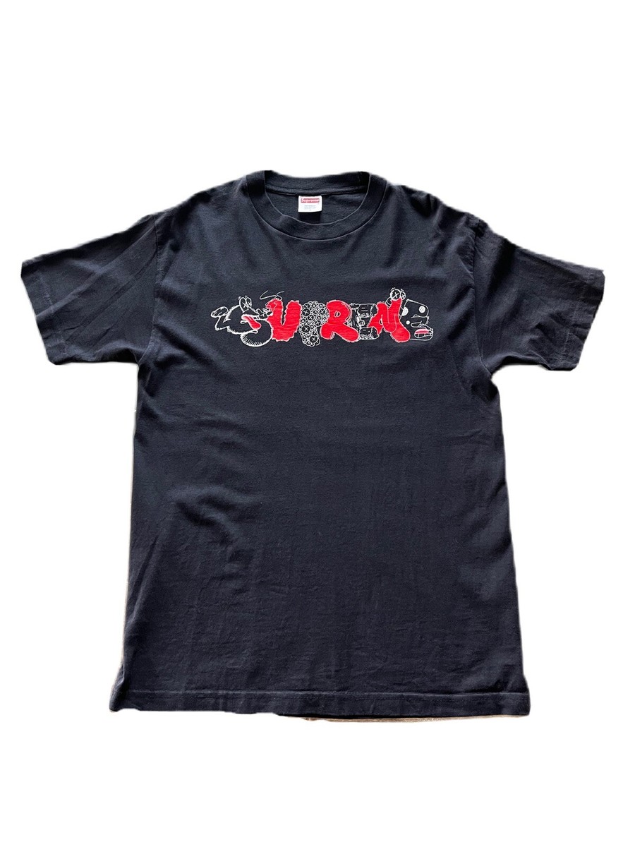 2011 Supreme x Kaws bubble logo tee black size Medium | eBay 2011 Supreme x Kaws bubble logo tee black size Medium | eBay