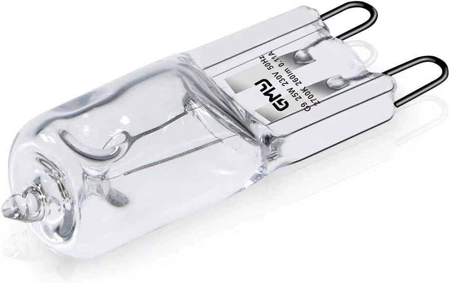 G9 Oven Bulb Lamp Cooker Appliance 25w 230v 2000 Hour Lifespan D Energy X 4 Pack