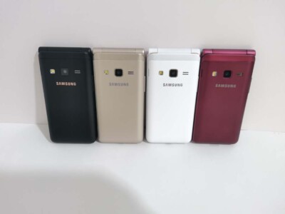 Samsung Galaxy Folder G1600 Dual SIM LTE Flip SmartPhone Unlocked Good Condition