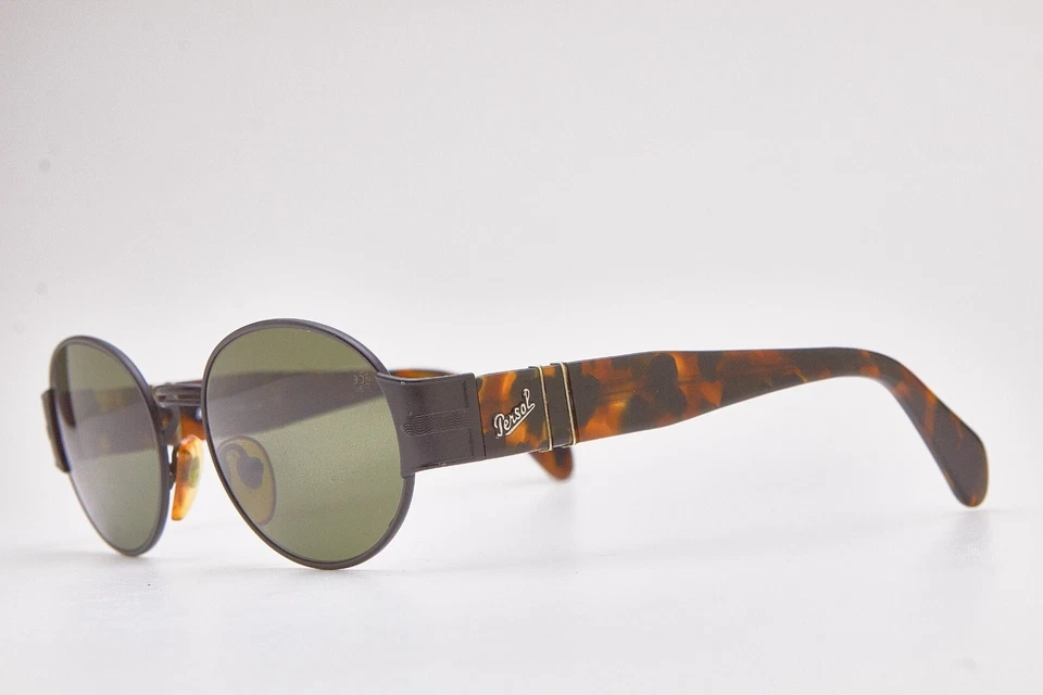 Gafas de sol vintage de los años 90 PERSOL RATTI 2011 gafas de sol redondas gafas tortuga Foto 4 de 4