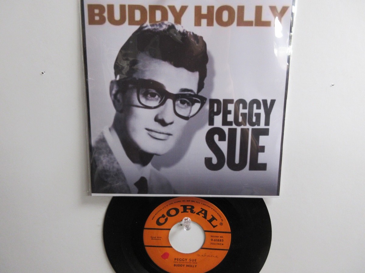 N*9様 BUDDY HOLLY PEGGY SUE / EVERYDAY オリ 💥' BUDDY HOLLY ' HIT 45 + PICTURE [PEGGY SUE / EVERYDAY] 1957