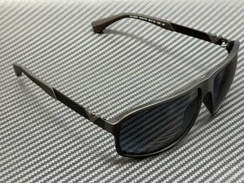 EMPORIO ARMANI EA4029 5001T3 Black Grey Polarized Men's 64 mm Sunglasses - 第 3/5 張圖片