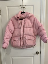 Pink Puffer Jacket Size Medium