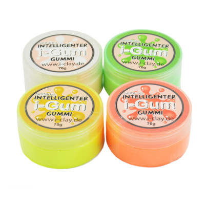 I-Gum I-Clay Soft Superweich Gummiknete Slime Knetmasse intelligente Superknete