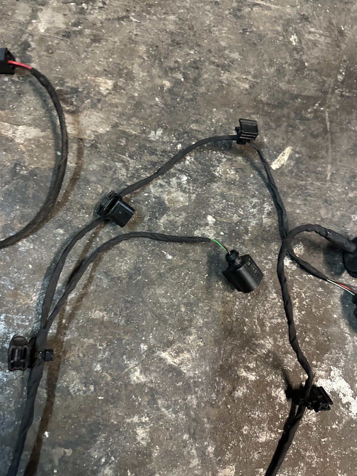 2021 AUDI R8 COUPE FRONT LEFT DRIVER FRUNK TUB HARNESS ~CUT!!~