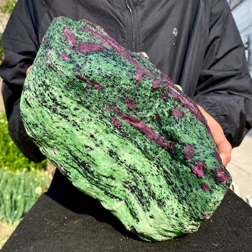 29.65LB Natural green Ruby zoisite (anylite) crystal Chakra Healing Energ - Picture 8 of 12