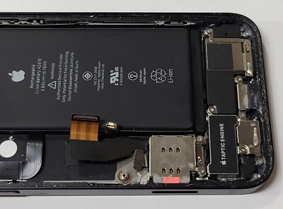 OEM Apple IPhone 12 Original Housing,Battery,Front Camera,Black