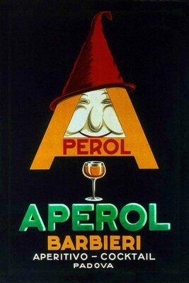 Vintage Aperol Spritz Print Vintage Poster Poster Poster 