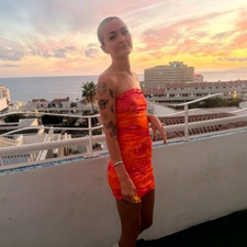 SHEIN BAE Floral Print Ruched Tube Bodycon Dress Medium NEW