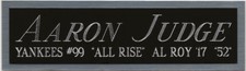 AARON HICKS Yankees NAMEPLATE AUTOGRAPHED Signed BAT-BASEBALL-PHOTO-JERSEY-CAP